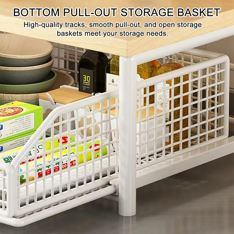 Kitchen Countertop Organizer - Versatile Multi-Use Shelf for Microwave, Spices, Coffee Machine, and Printer Storage