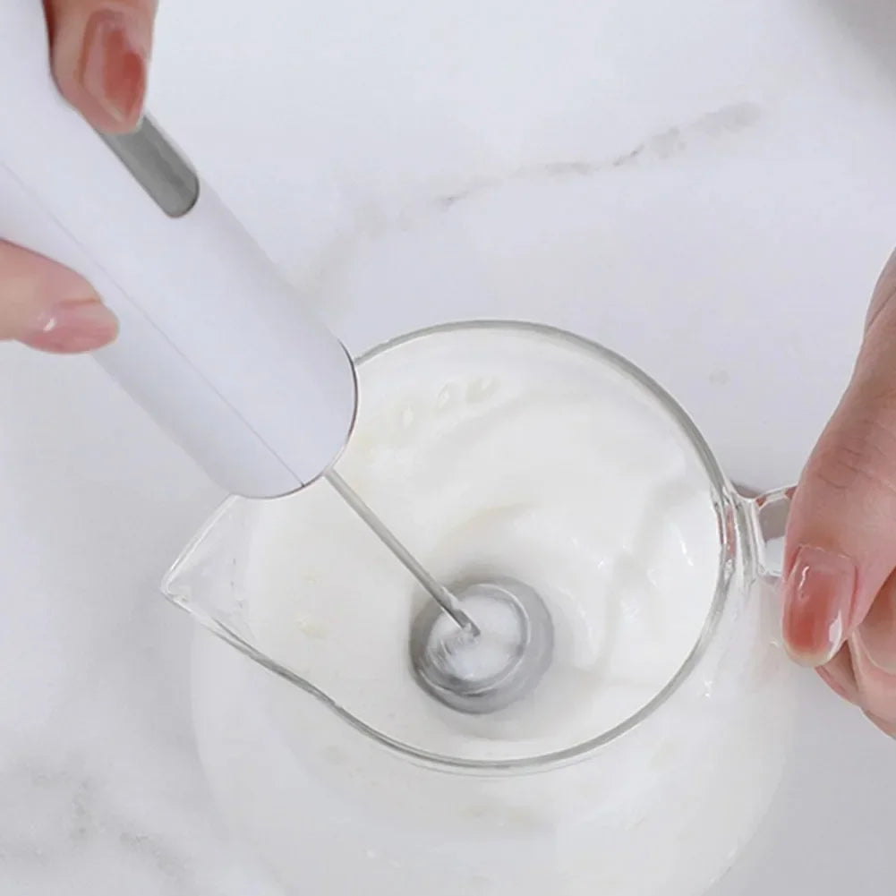 Cordless Milk Mixer and Mini Coffee Egg Beater Kitchen Gadget