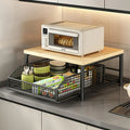 Kitchen Countertop Organizer - Versatile Multi-Use Shelf for Microwave, Spices, Coffee Machine, and Printer Storage